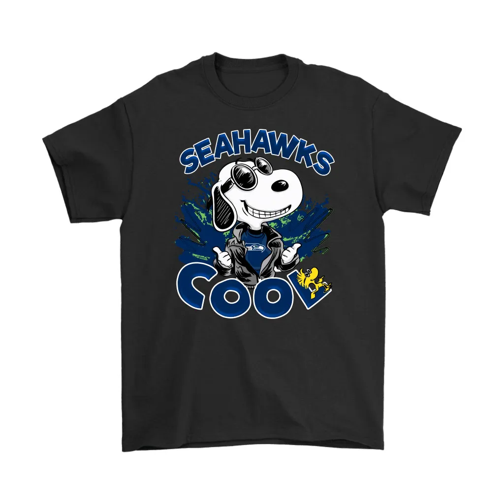 Seattle Seahawks Snoopy Joe Cool Were Awesome Men Women T-shirt, Hoodie, Sweatshirt