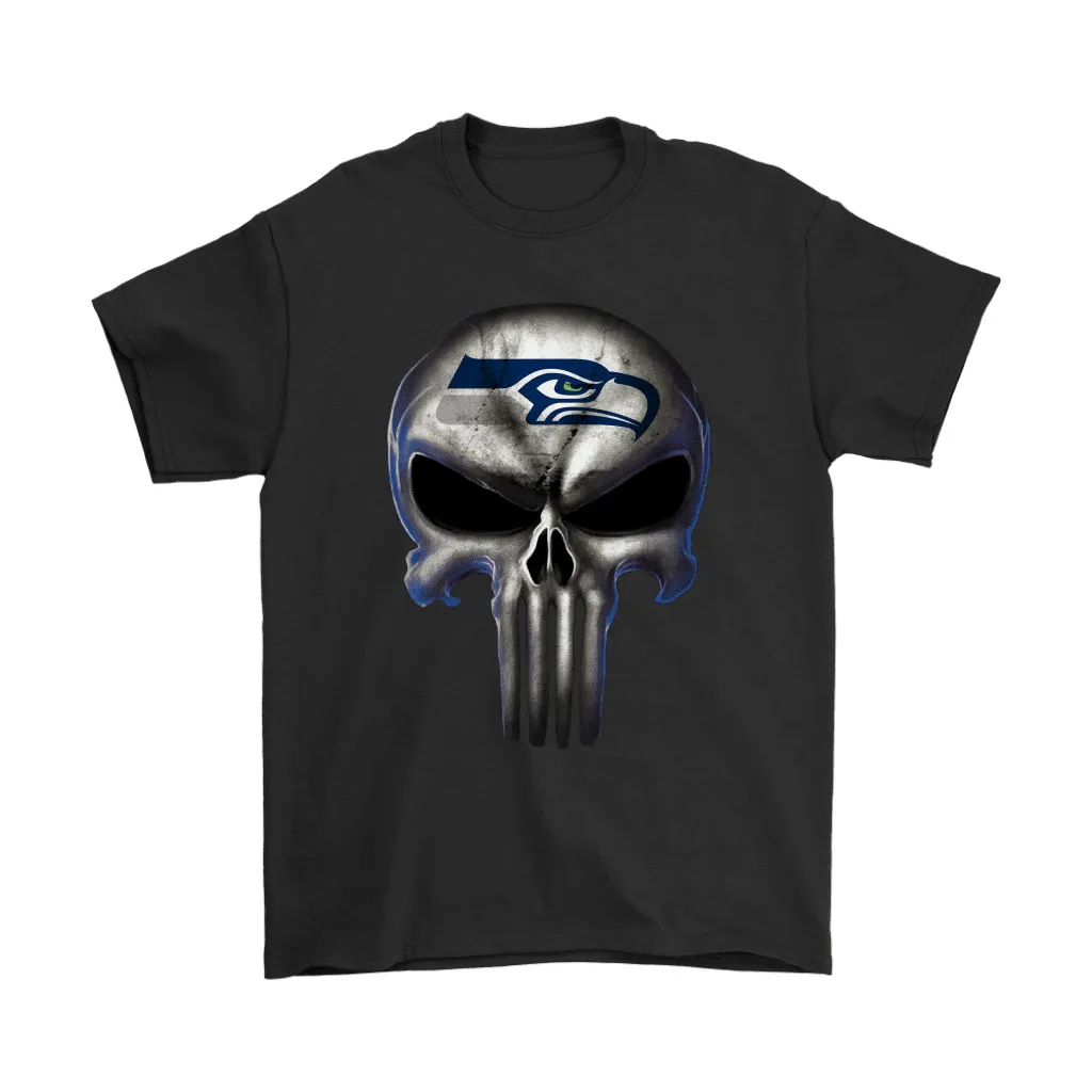 Seattle Seahawks The Punisher Mashup Football Men Women T-shirt, Hoodie, Sweatshirt