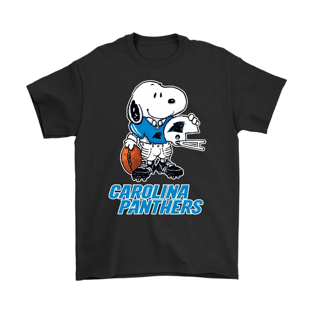 Snoopy A Strong And Proud Carolina Panthers Player Nfl Men Women T-shirt, Hoodie, Sweatshirt