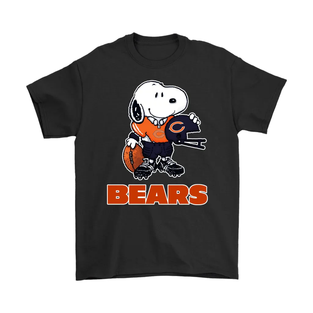 Snoopy A Strong And Proud Chicago Bears Player Nfl Men Women T-shirt, Hoodie, Sweatshirt