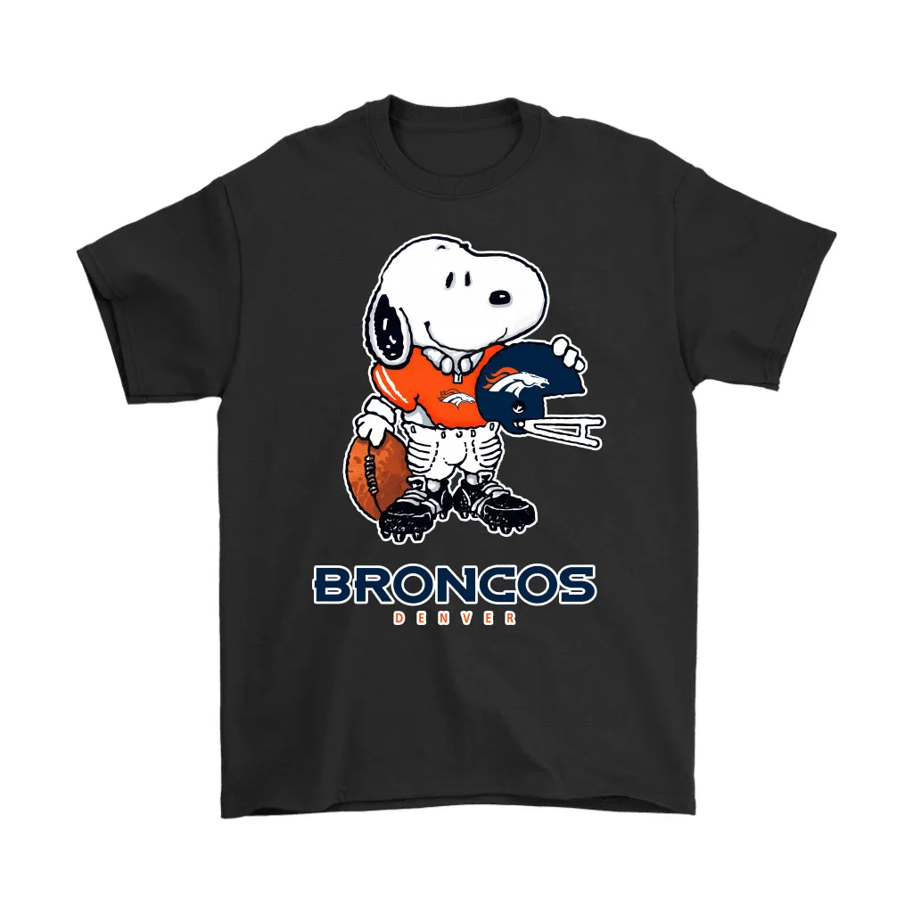 Snoopy A Strong And Proud Denver Broncos Player Nfl Men Women T-shirt, Hoodie, Sweatshirt