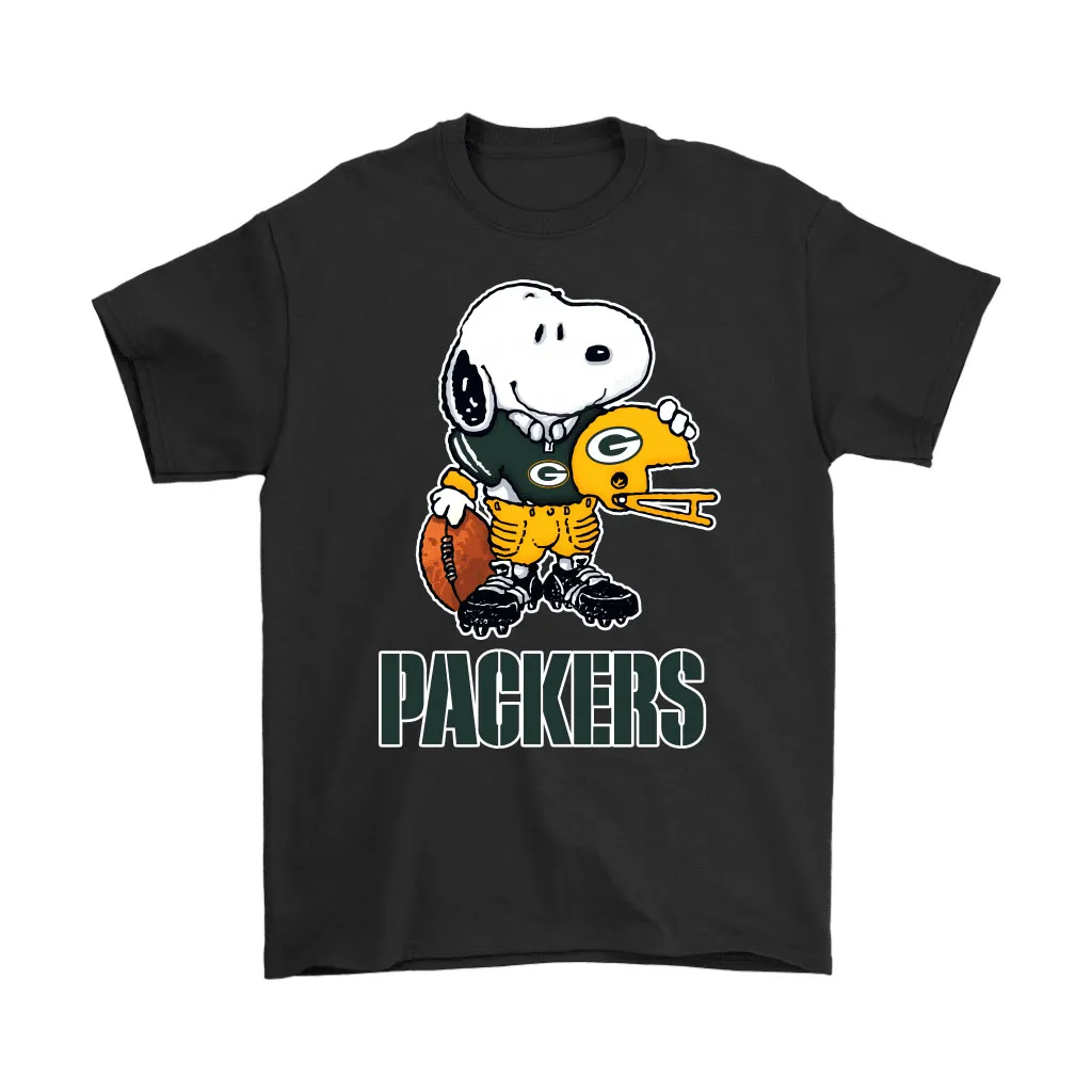 Snoopy A Strong And Proud Green Bay Packers Player Nfl Men Women T-shirt, Hoodie, Sweatshirt