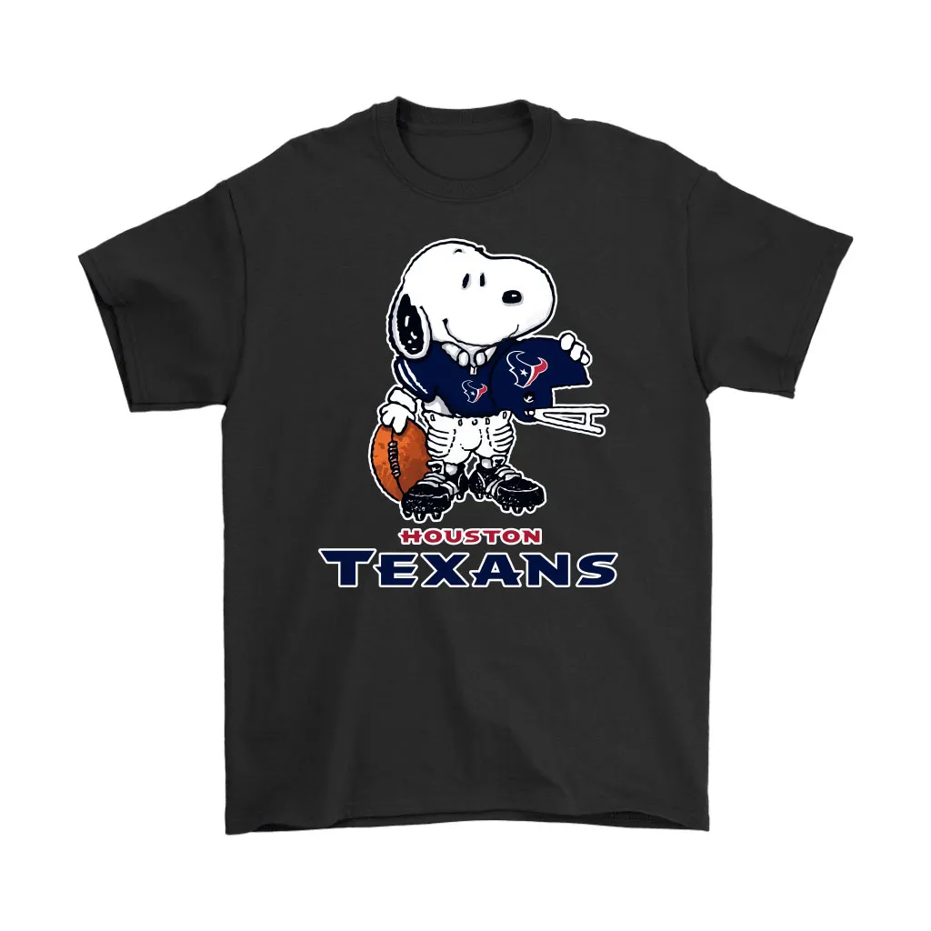 Snoopy A Strong And Proud Houston Texans Player Nfl Men Women T-shirt, Hoodie, Sweatshirt