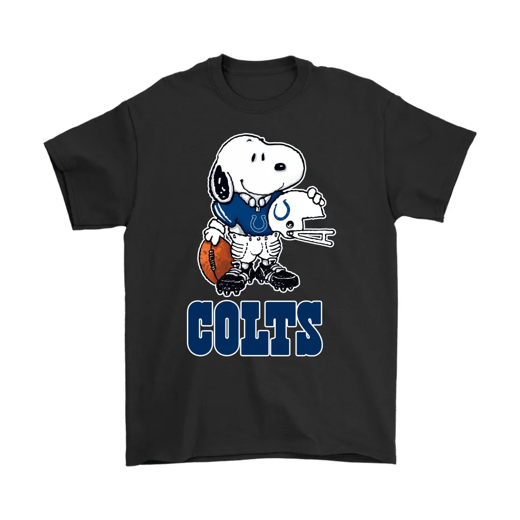 Snoopy A Strong And Proud Indianapolis Colts Player Nfl Men Women T-shirt, Hoodie, Sweatshirt