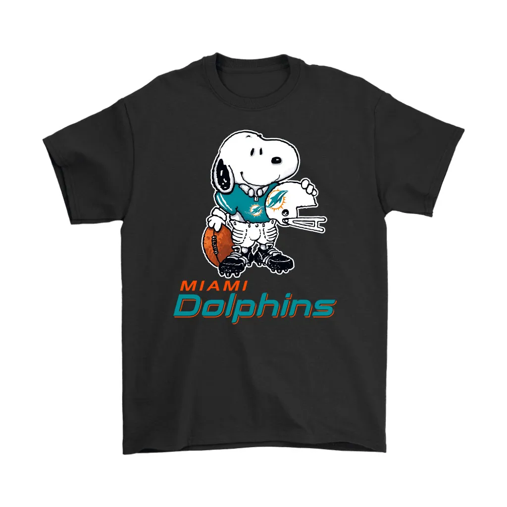 Snoopy A Strong And Proud Miami Dolphins Player Nfl Men Women T-shirt, Hoodie, Sweatshirt