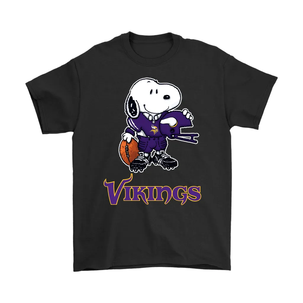 Snoopy A Strong And Proud Minnesota Vikings Player Nfl Men Women T-shirt, Hoodie, Sweatshirt