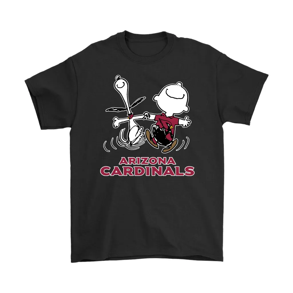 Snoopy And Charlie Brown Happy Arizona Cardinals Fans Men Women T-shirt, Hoodie, Sweatshirt