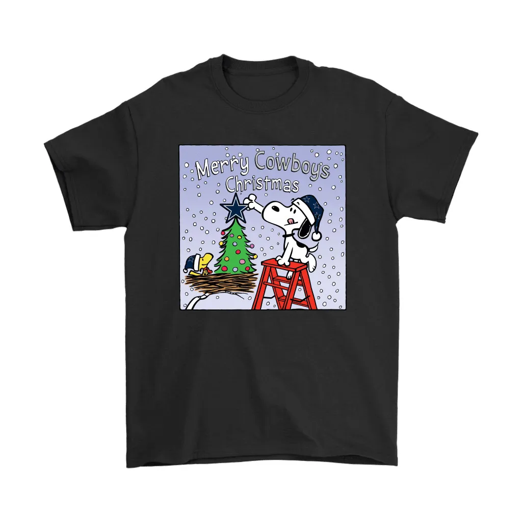 Snoopy And Woodstock Merry Dallas Cowboys Christmas Men Women T-shirt, Hoodie, Sweatshirt