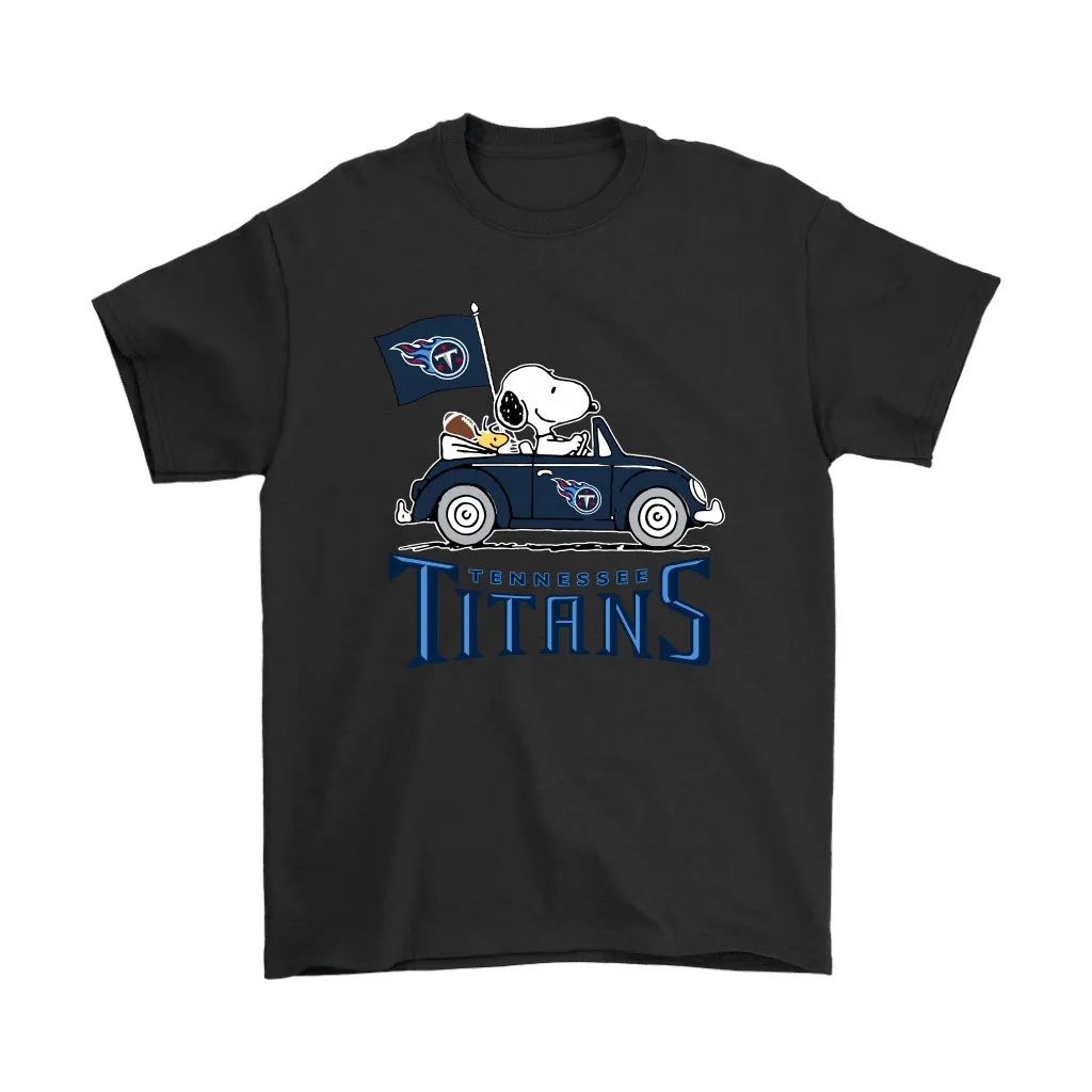 Snoopy And Woodstock Ride The Tennessee Titans Car Nfl Men Women T-shirt, Hoodie, Sweatshirt