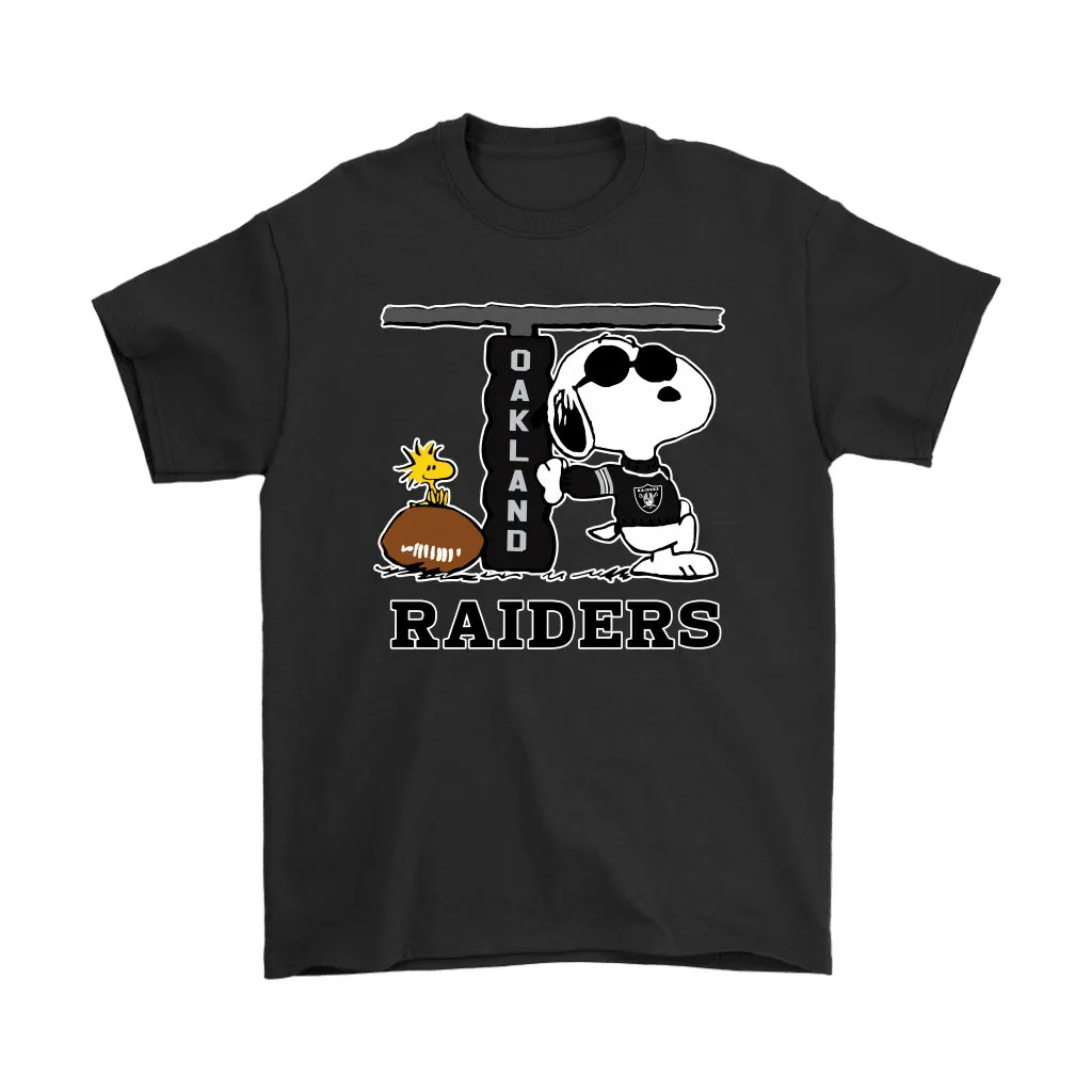 Snoopy Joe Cool And Woodstock The Oakland Raiders Nfl Men Women T-shirt, Hoodie, Sweatshirt