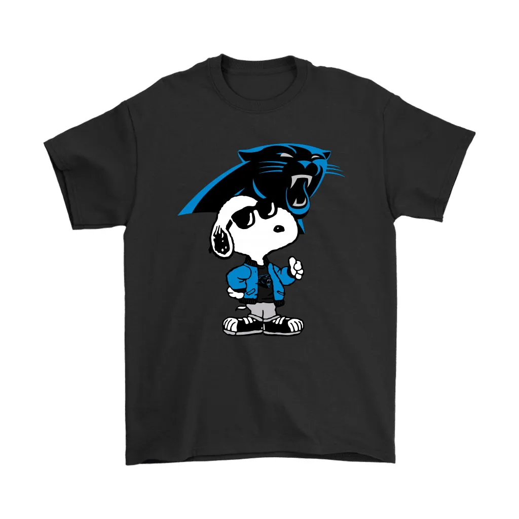 Snoopy Joe Cool To Be The Carolina Panthers Nfl Men Women T-shirt, Hoodie, Sweatshirt