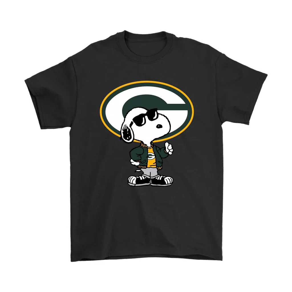 Snoopy Joe Cool To Be The Green Bay Packers Nfl Men Women T-shirt, Hoodie, Sweatshirt