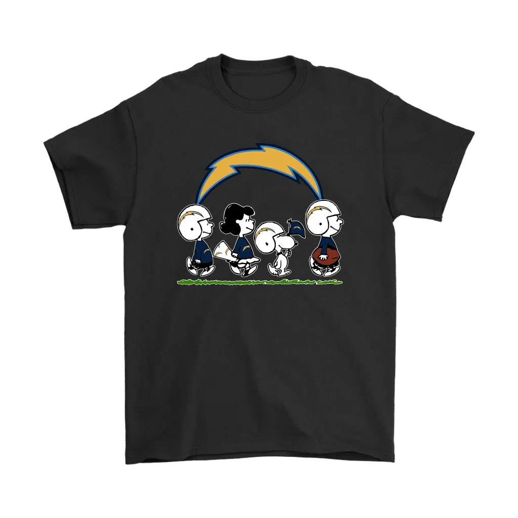 Snoopy The Peanuts Cheer For The Los Angeles Chargers Nfl Men Women T-shirt, Hoodie, Sweatshirt