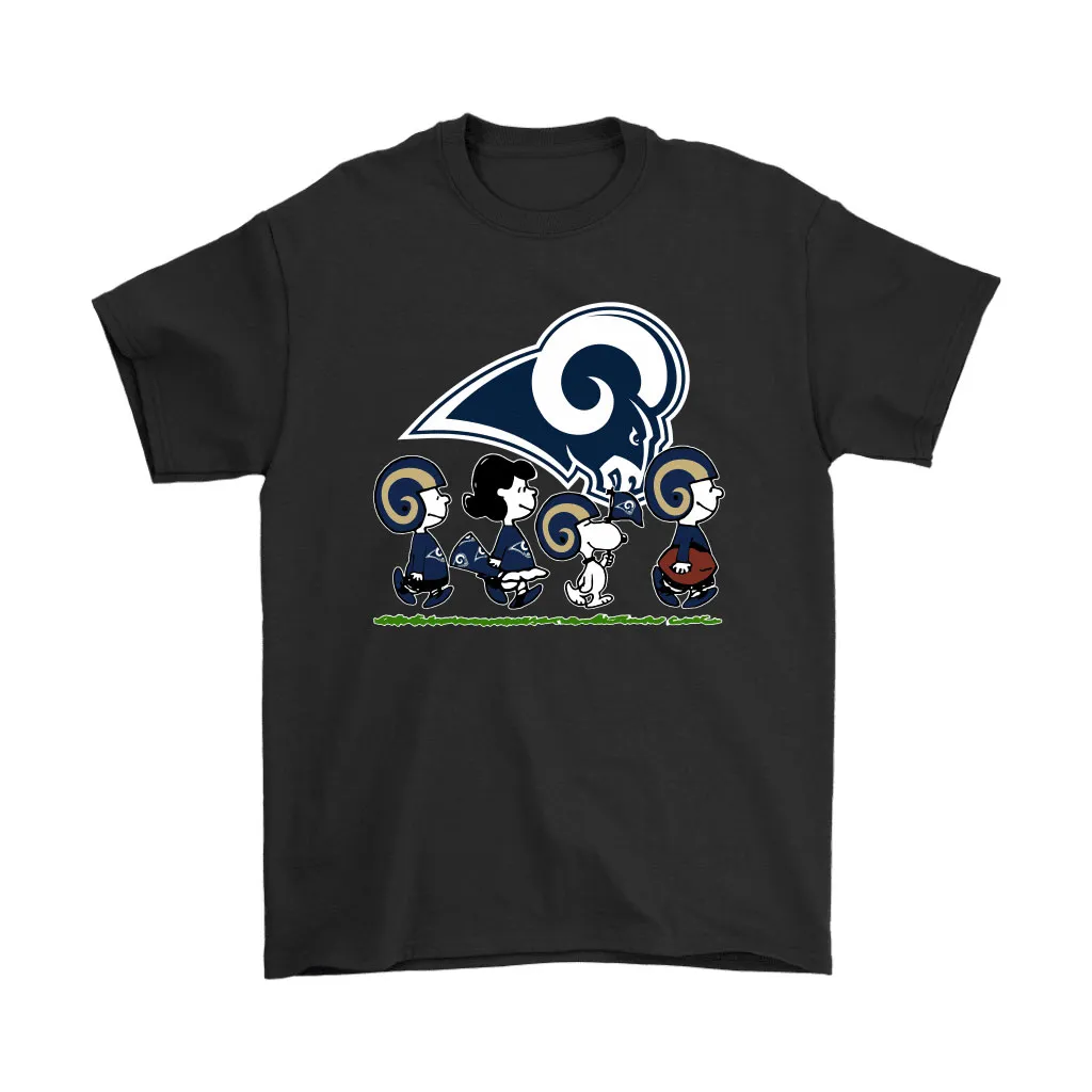 Snoopy The Peanuts Cheer For The Los Angeles Rams Nfl Men Women T-shirt, Hoodie, Sweatshirt