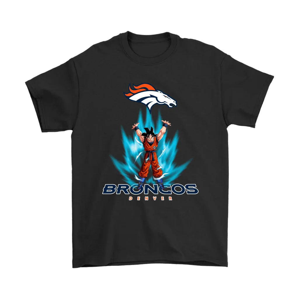 Son Goku Shares Your Energy Denver Broncos Men Women T-shirt, Hoodie, Sweatshirt