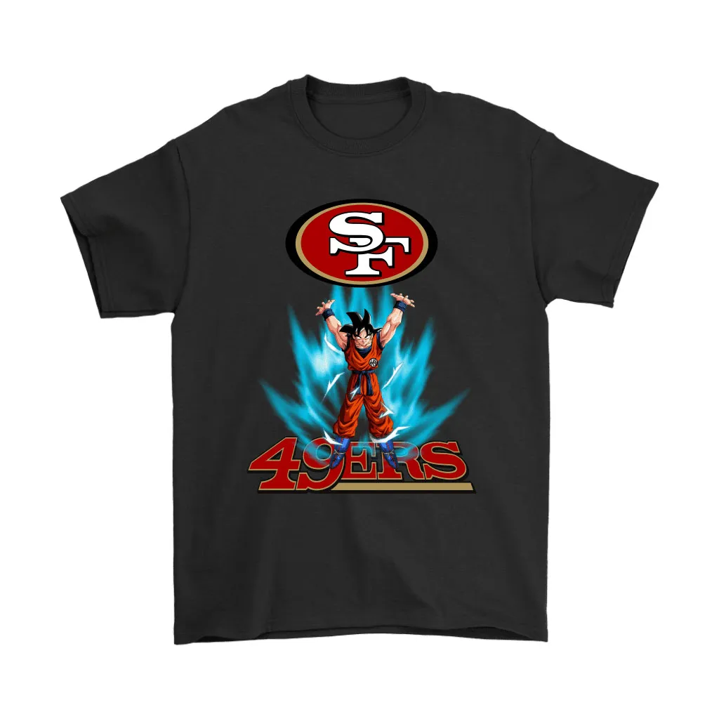 Son Goku Shares Your Energy San Francisco 49ers Men Women T-shirt, Hoodie, Sweatshirt