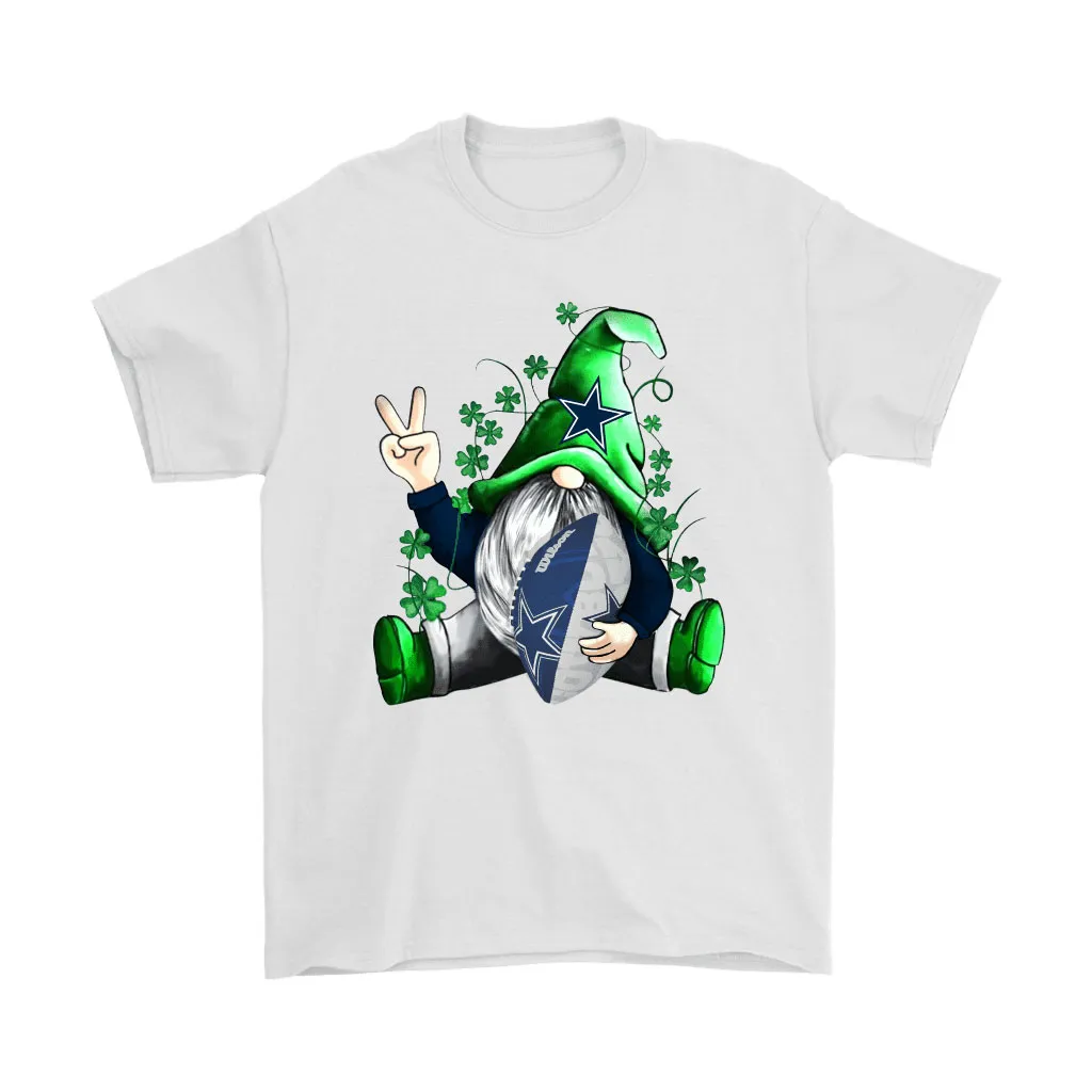 St Patrick Gnome Hugs Dallas Cowboys Football Nfl Men Women T-shirt, Hoodie, Sweatshirt