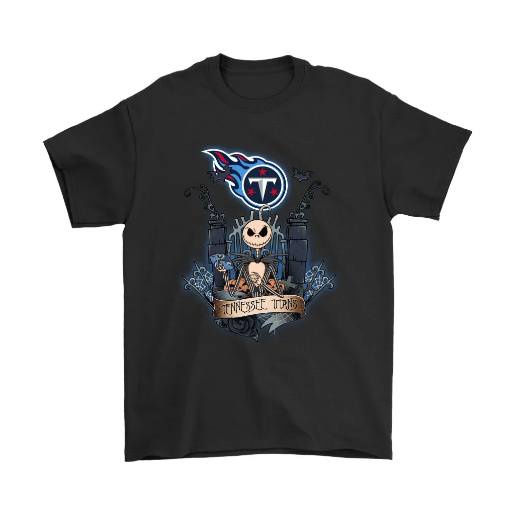 Tennessee Titans Jack Skellington This Is Halloween Nfl Men Women T-shirt, Hoodie, Sweatshirt