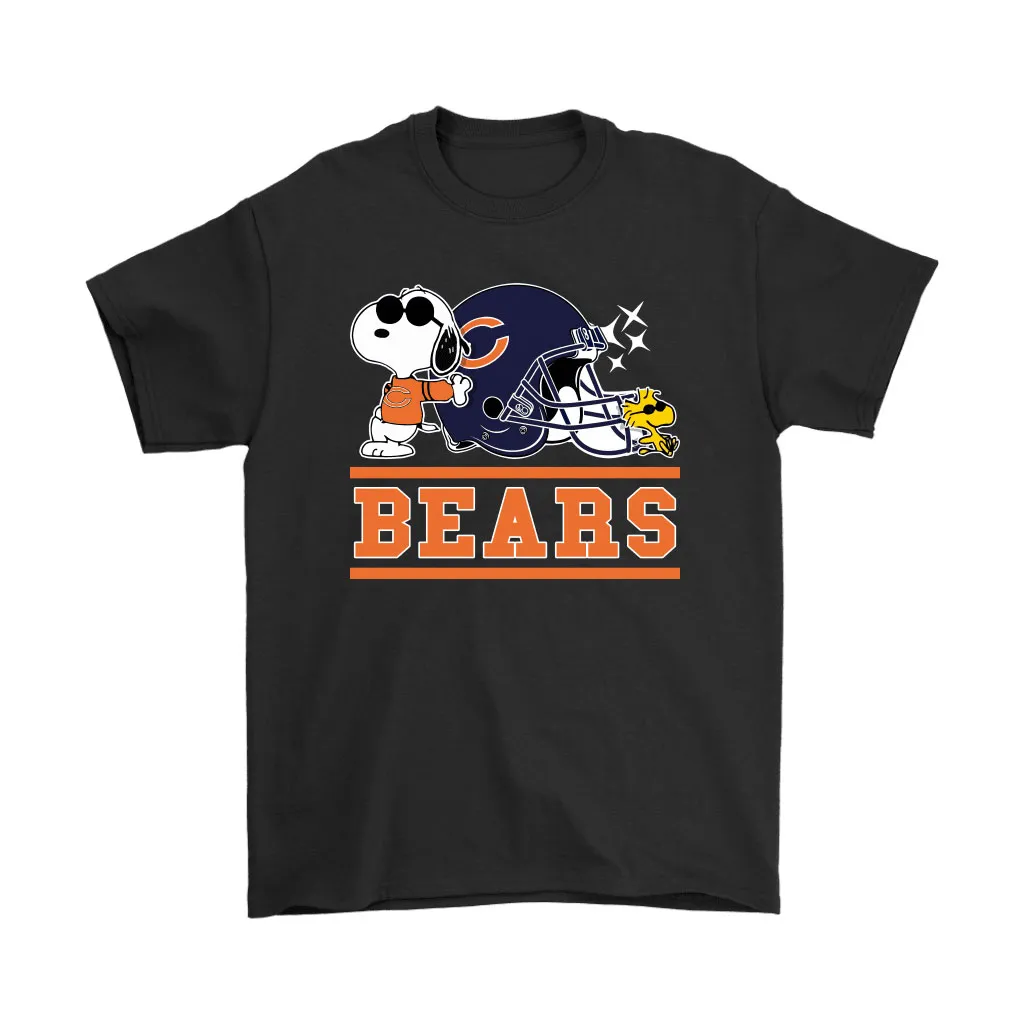 The Chicago Bears Joe Cool And Woodstock Snoopy Mashup Men Women T-shirt, Hoodie, Sweatshirt