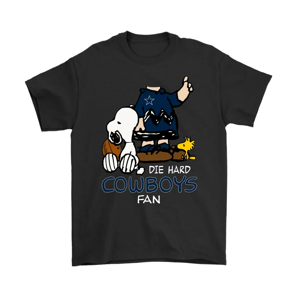 The Die Hard Dallas Cowboys Fans Charlie Snoopy Nfl Men Women T-shirt, Hoodie, Sweatshirt