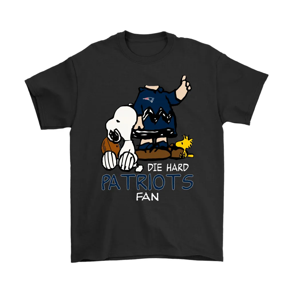 The Die Hard New England Patriots Fans Charlie Snoopy Nfl Men Women T-shirt, Hoodie, Sweatshirt