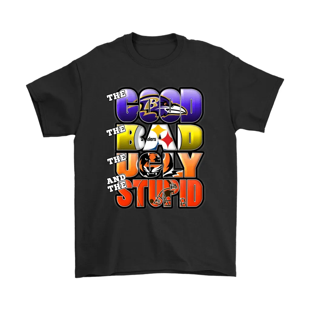 The Good Bad Ugly Stupid Mashup Nfl Baltimore Ravens Men Women T-shirt, Hoodie, Sweatshirt