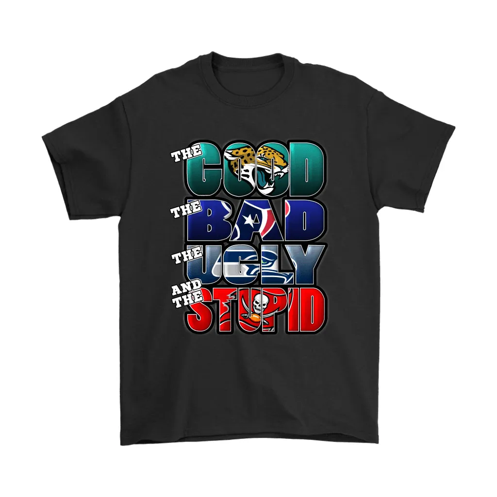 The Good Bad Ugly Stupid Mashup Nfl Jacksonville Jaguars Men Women T-shirt, Hoodie, Sweatshirt