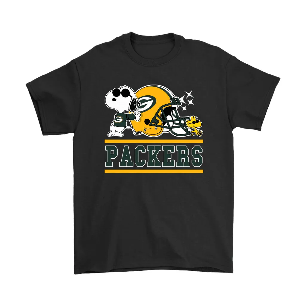 The Green Bay Packers Joe Cool And Woodstock Snoopy Mashup Men Women T-shirt, Hoodie, Sweatshirt