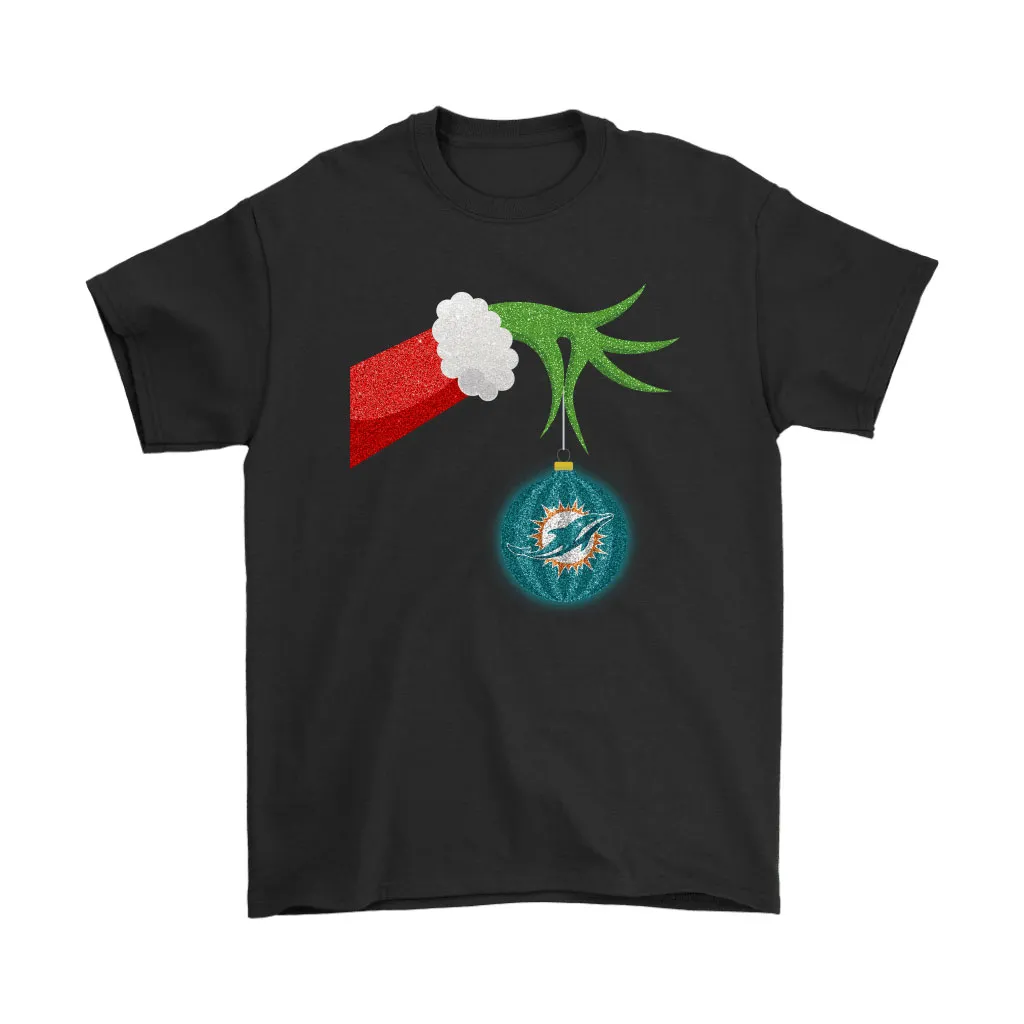 The Grinch Christmas Decoration Miami Dolphins Nfl Men Women T-shirt, Hoodie, Sweatshirt