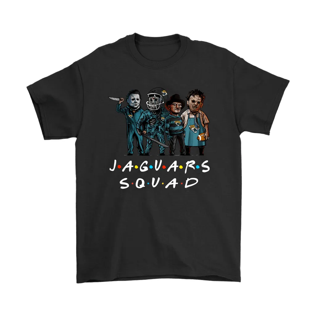 The Jacksonville Jaguars Squad Horror Killers Friends Nfl Men Women T-shirt, Hoodie, Sweatshirt