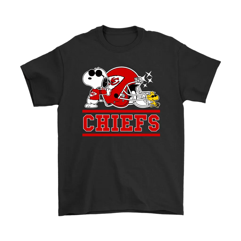 The Kansas City Chiefs Joe Cool And Woodstock Snoopy Mashup Men Women T-shirt, Hoodie, Sweatshirt