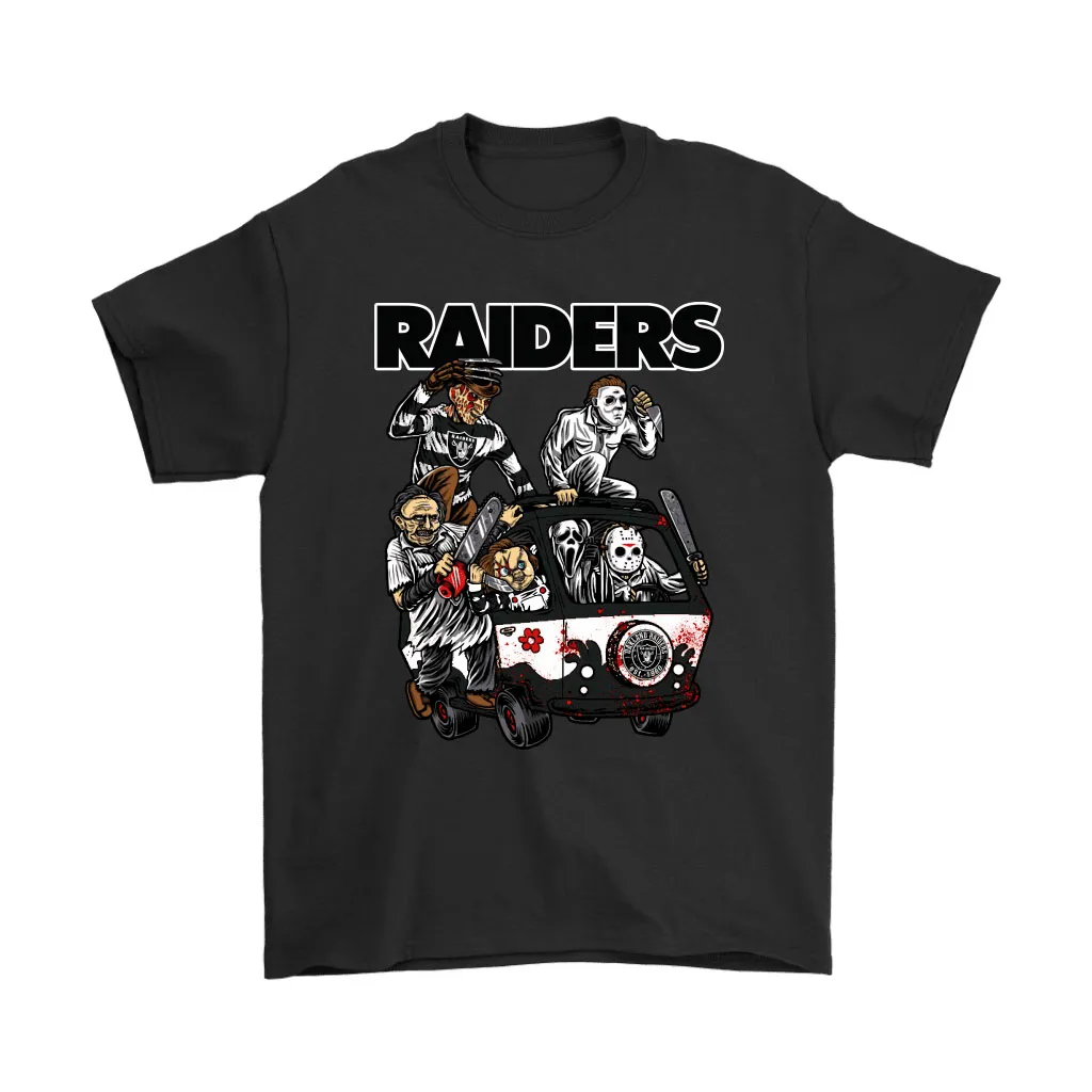 The Killers Club Oakland Raiders Horror Nfl Football Men Women T-shirt, Hoodie, Sweatshirt