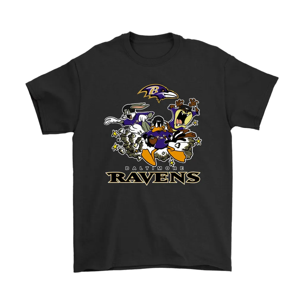 The Looney Tunes Football Team Baltimore Ravens Nfl Men Women T-shirt, Hoodie, Sweatshirt