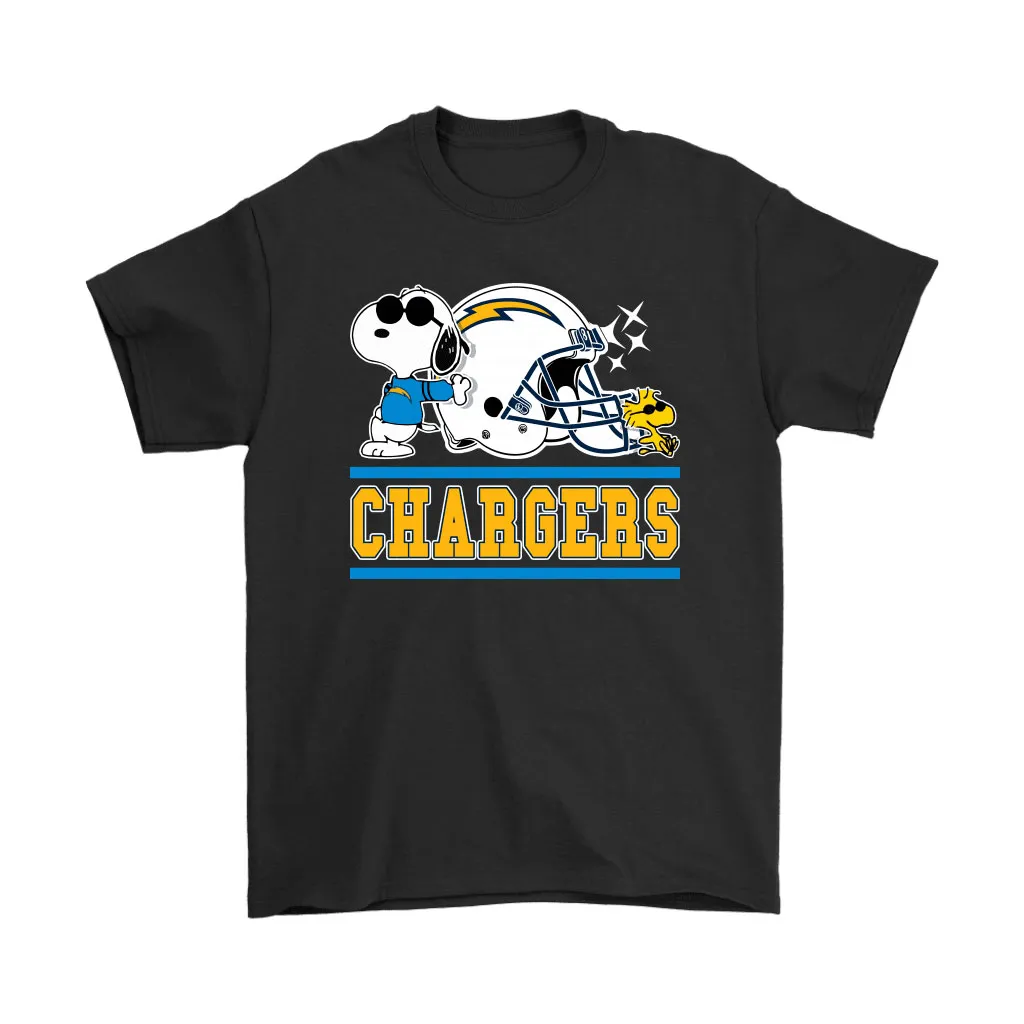 The Los Angeles Chargers Joe Cool And Woodstock Snoopy Mashup Men Women T-shirt, Hoodie, Sweatshirt