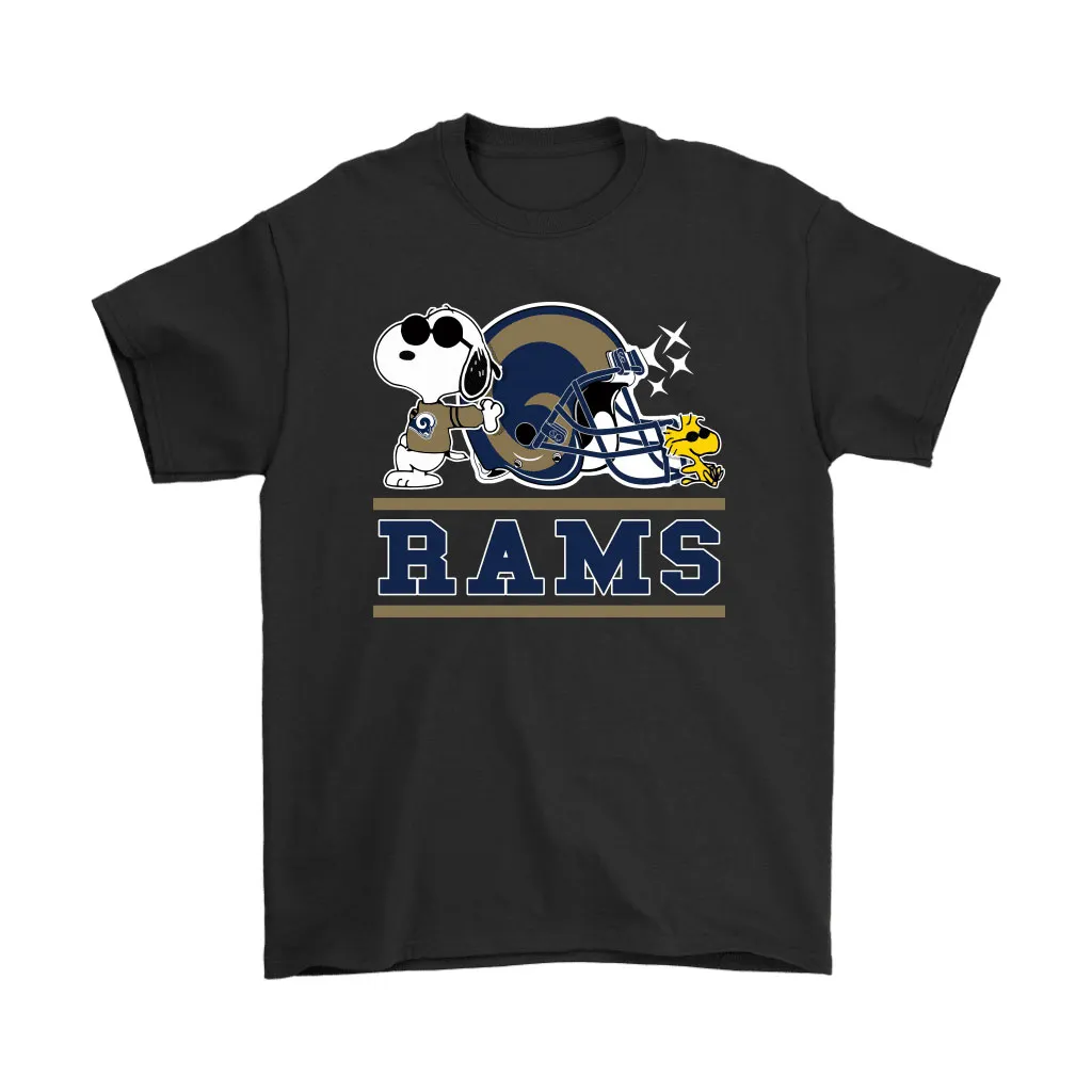 The Los Angeles Rams Joe Cool And Woodstock Snoopy Mashup Men Women T-shirt, Hoodie, Sweatshirt