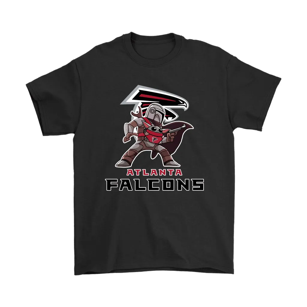 The Mandalorian Baby Yoda Atlanta Falcons Nfl Men Women T-shirt, Hoodie, Sweatshirt