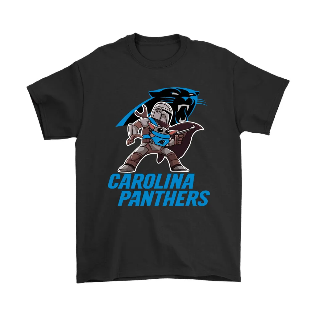 The Mandalorian Baby Yoda Carolina Panthers Nfl Men Women T-shirt, Hoodie, Sweatshirt