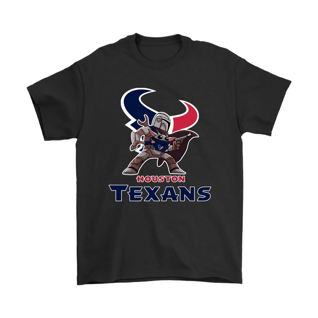 The Mandalorian Baby Yoda Houston Texans Nfl Men Women T-shirt, Hoodie, Sweatshirt