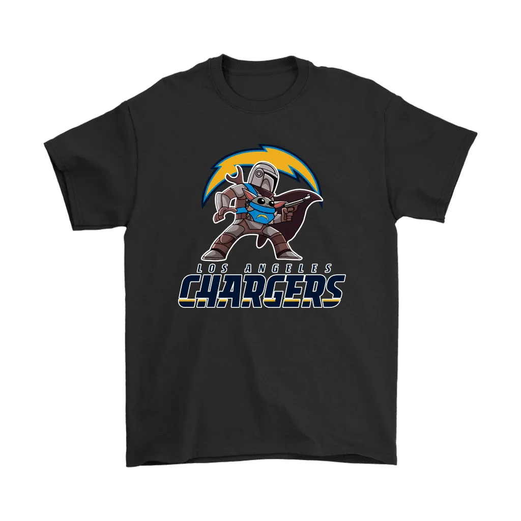 The Mandalorian Baby Yoda Los Angeles Chargers Nfl Men Women T-shirt, Hoodie, Sweatshirt