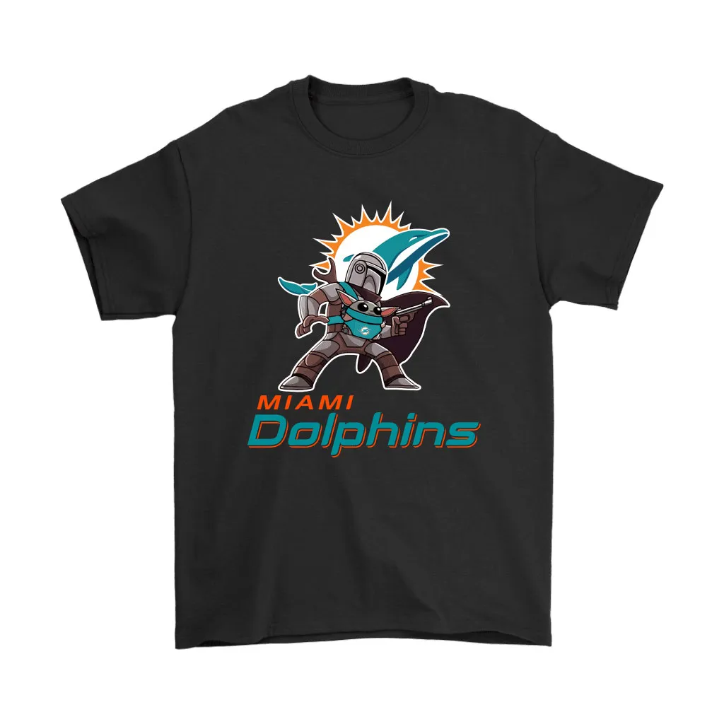 The Mandalorian Baby Yoda Miami Dolphins Nfl Men Women T-shirt, Hoodie, Sweatshirt