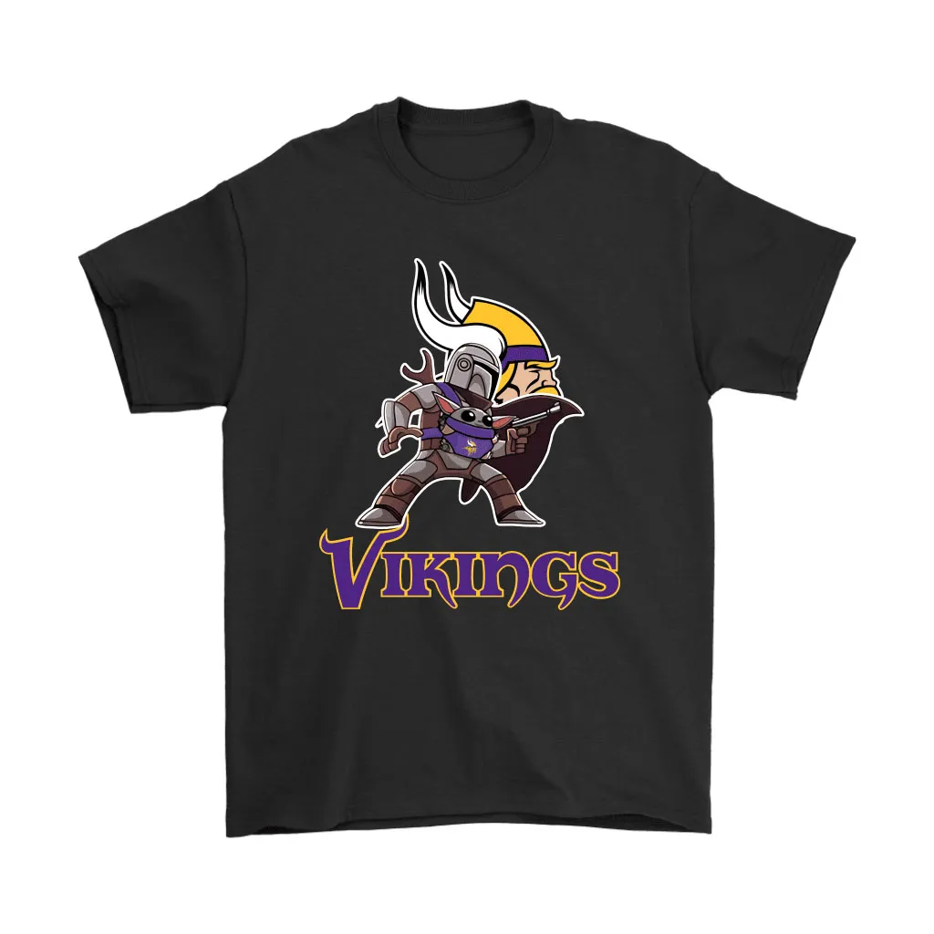 The Mandalorian Baby Yoda Minnesota Vikings Nfl Men Women T-shirt, Hoodie, Sweatshirt