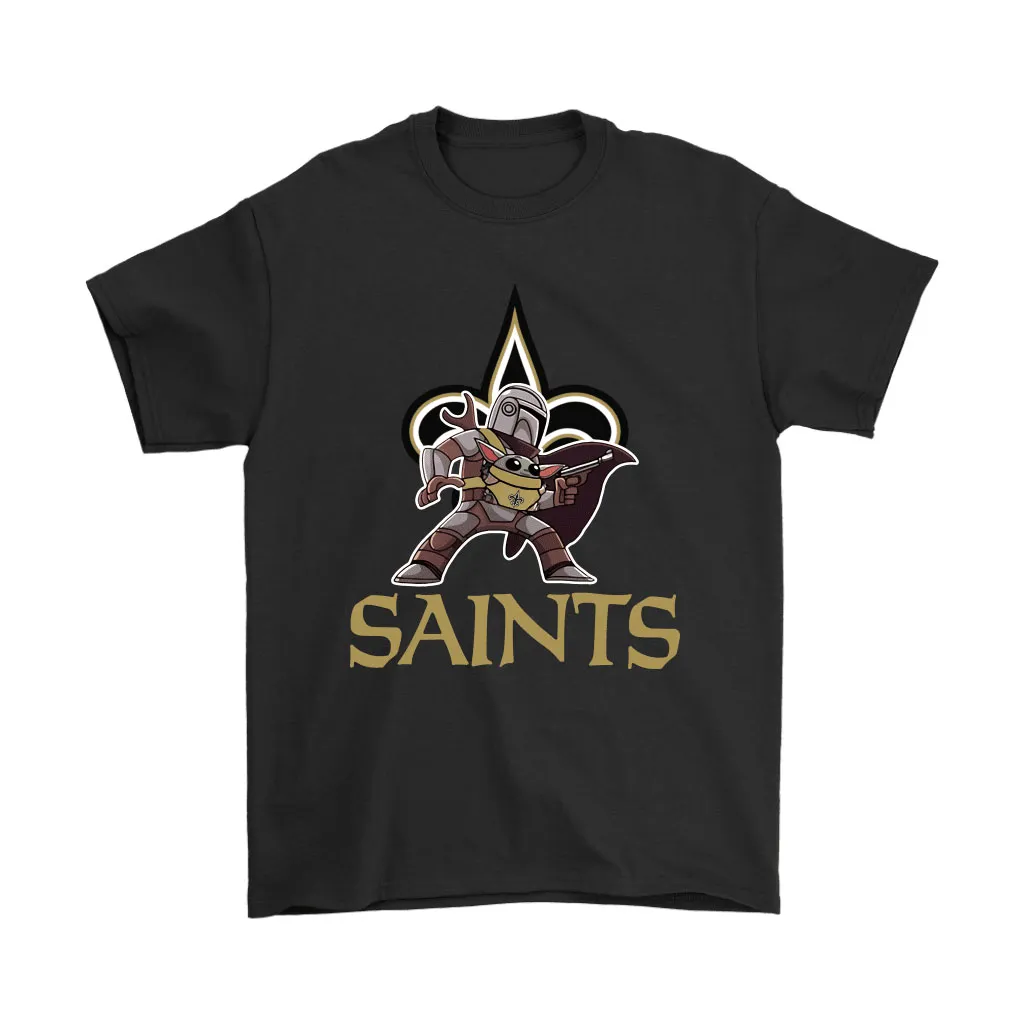 The Mandalorian Baby Yoda New Orleans Saints Nfl Men Women T-shirt, Hoodie, Sweatshirt