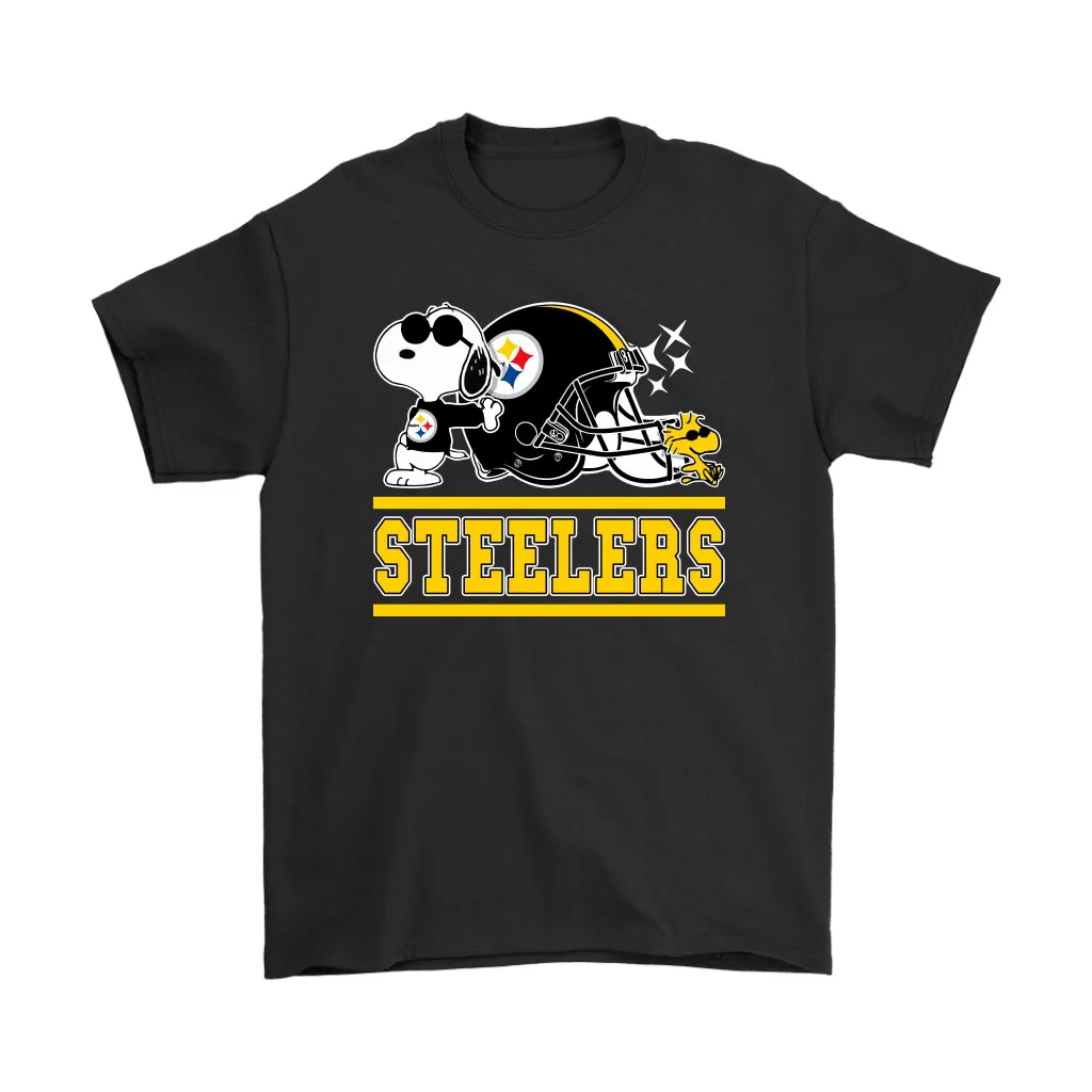 The Pittsburgh Steelers Joe Cool And Woodstock Snoopy Mashup Men Women T-shirt, Hoodie, Sweatshirt