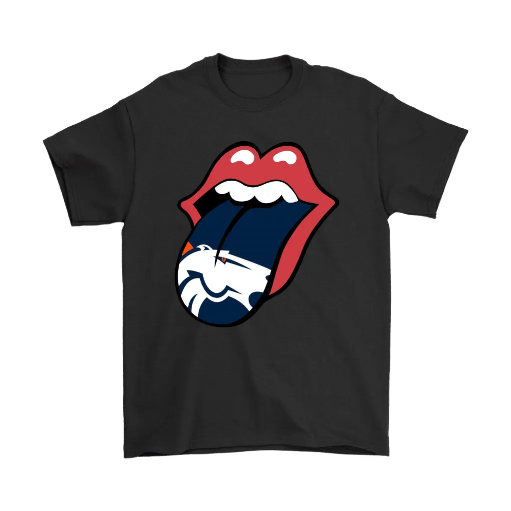 The Rolling Stones Logo X Denver Broncos Mashup Nfl Men Women T-shirt, Hoodie, Sweatshirt