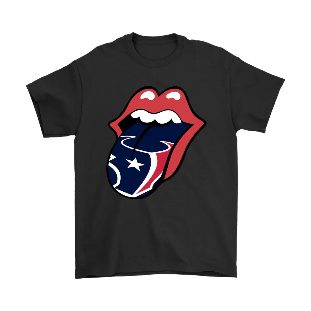 The Rolling Stones Logo X Houston Texans Mashup Nfl Men Women T-shirt, Hoodie, Sweatshirt