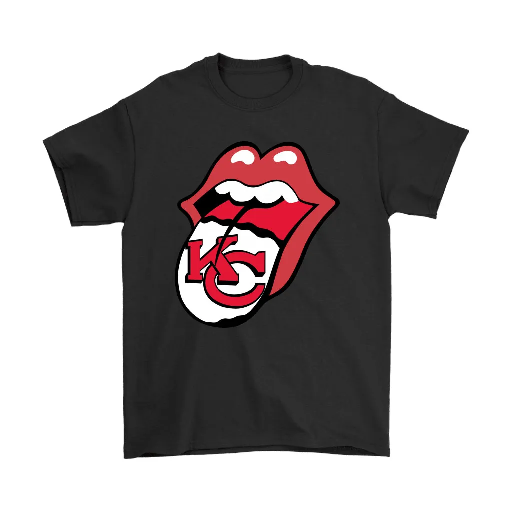 The Rolling Stones Logo X Kansas City Chiefs Mashup Nfl Men Women T-shirt, Hoodie, Sweatshirt