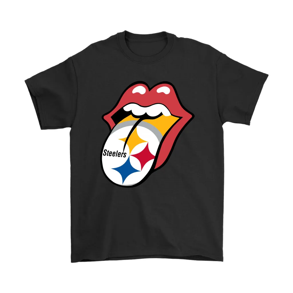 The Rolling Stones Logo X Pittsburgh Steelers Mashup Nfl Men Women T-shirt, Hoodie, Sweatshirt