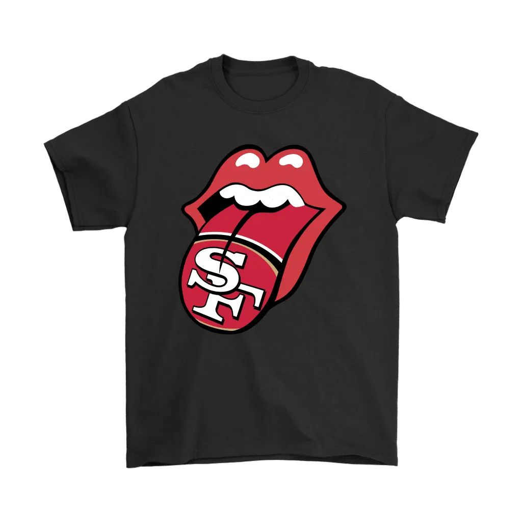 The Rolling Stones Logo X San Francisco 49ers Mashup Nfl Men Women T-shirt, Hoodie, Sweatshirt