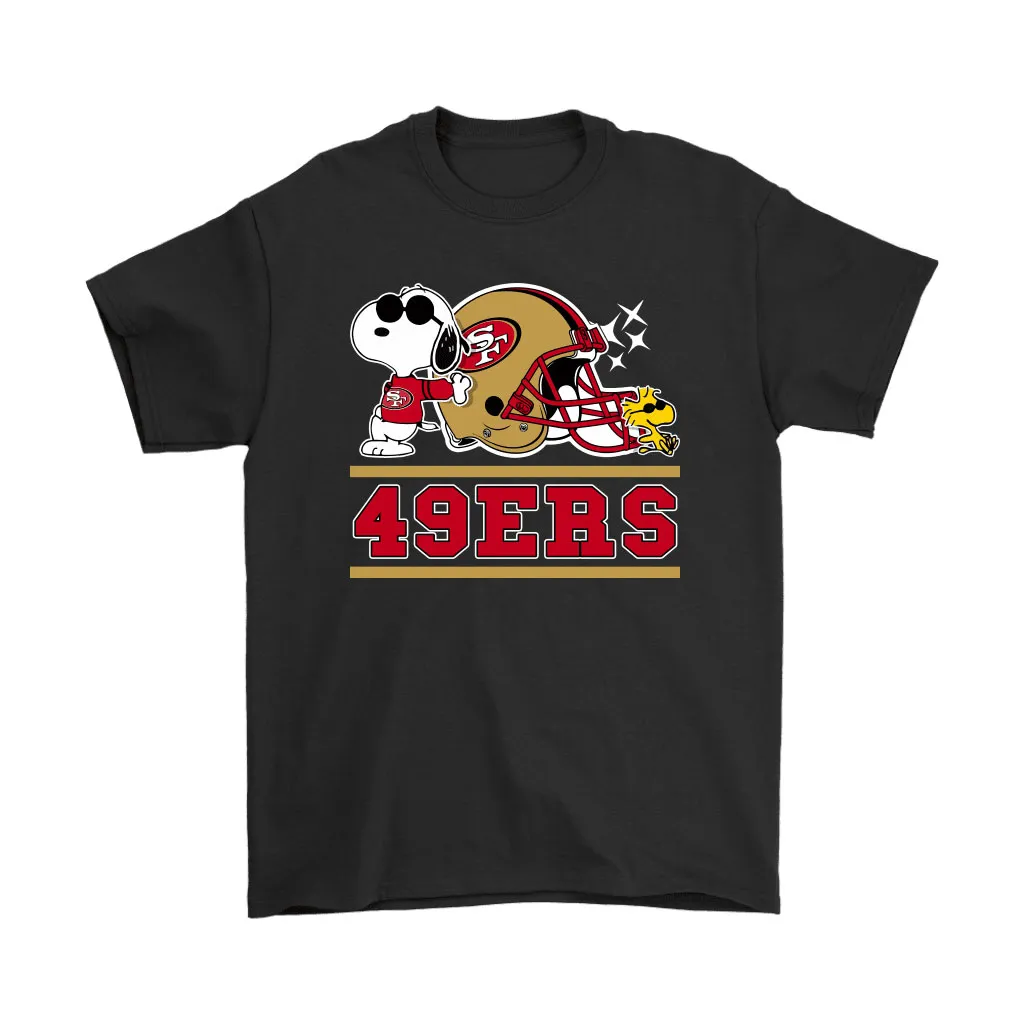 The San Francisco 49ers Joe Cool And Woodstock Snoopy Mashup Men Women T-shirt, Hoodie, Sweatshirt