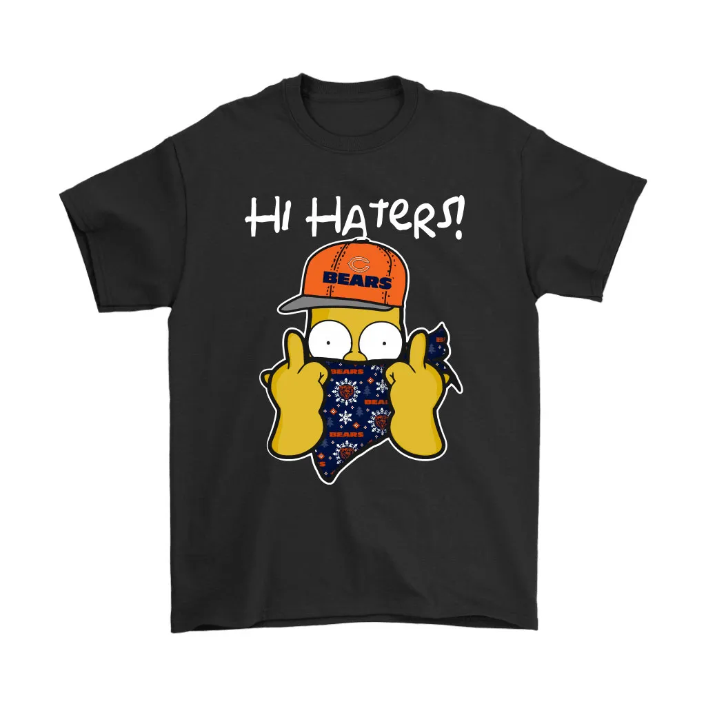 The Simpsons Christmas Gangster Hi Hater Chicago Bears Men Women T-shirt, Hoodie, Sweatshirt